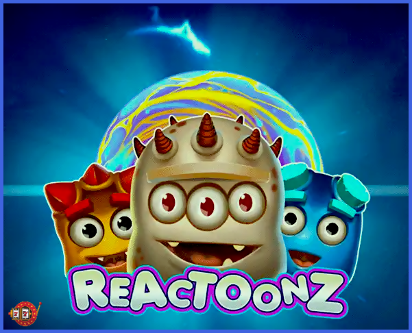 Pin-Up Casino-дағы Reactoonz ойын процесінің скриншоты, белсенді функциялармен