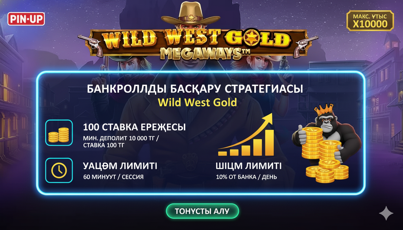 Wild West Gold слотында банкролды басқару стратегиясы
