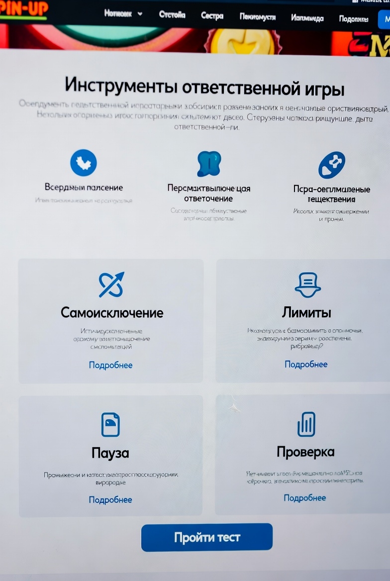 Pin-Up-тағы жауапты ойын құралдары