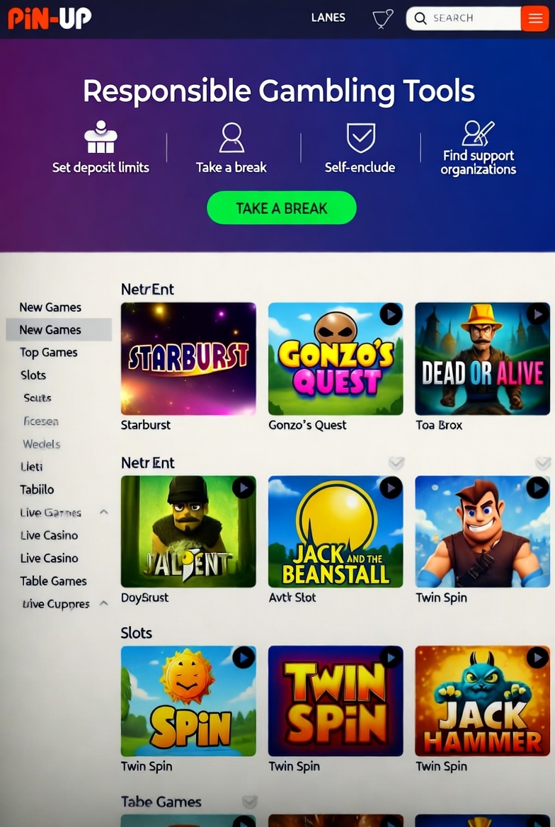 NetEnt slots collection on the Pin-Up platform