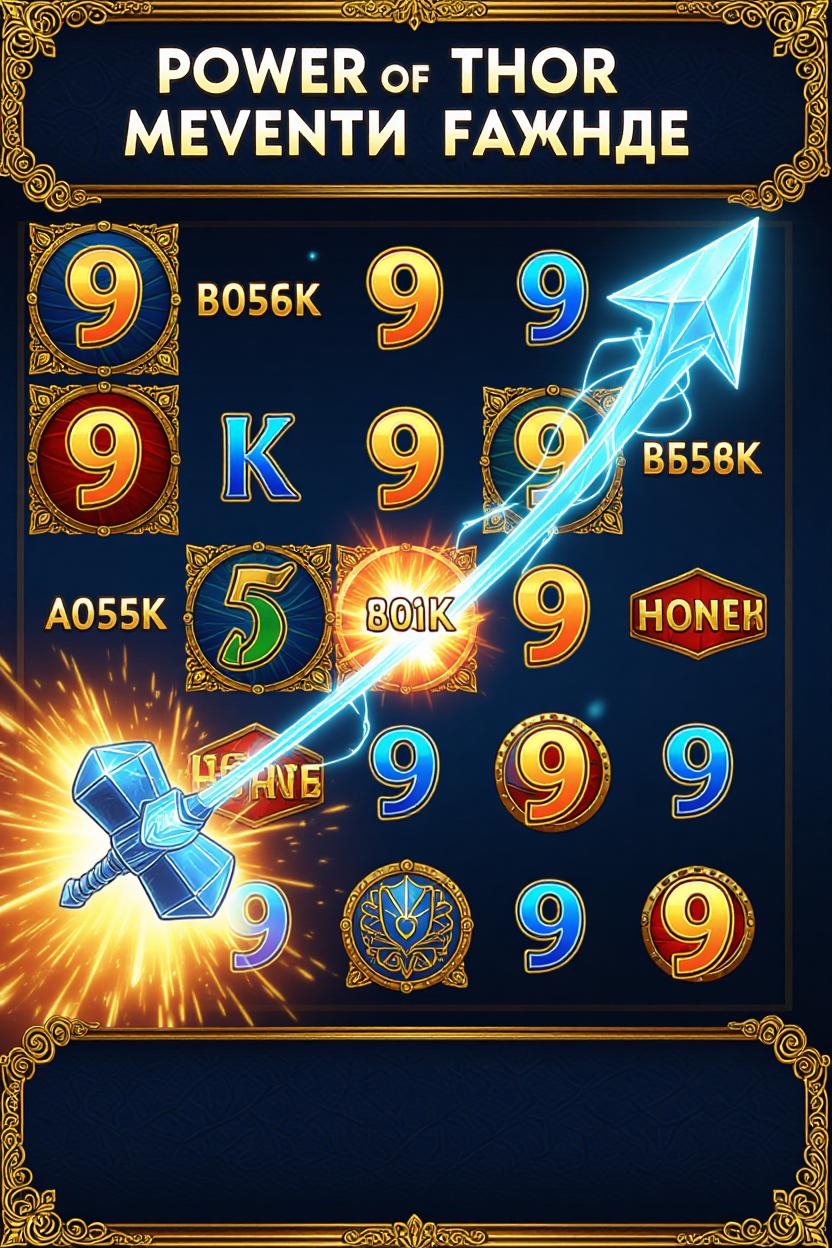 График роста множителя в бонусном раунде Power of Thor Megaways