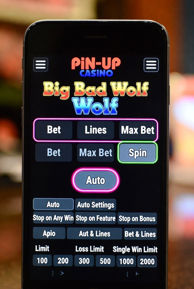 Autoplay settings in Big Bad Wolf with limit setting