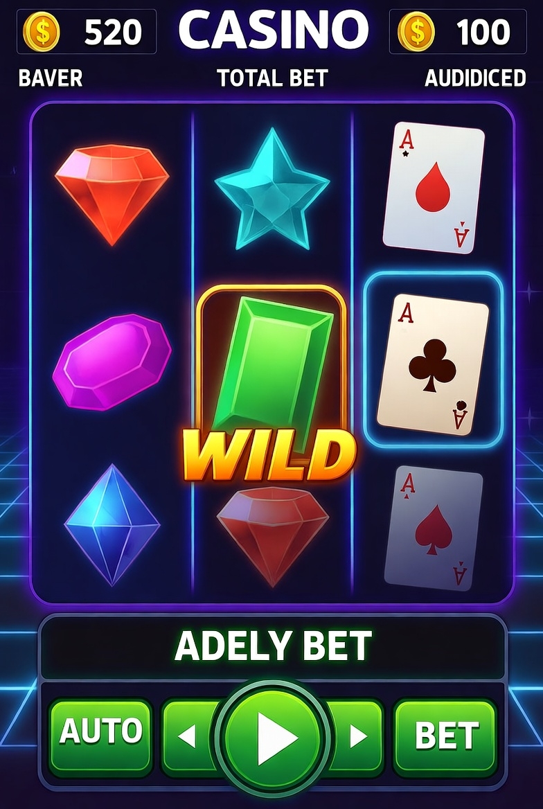 Пример выигрыша с Wild-символом в каскадной механике